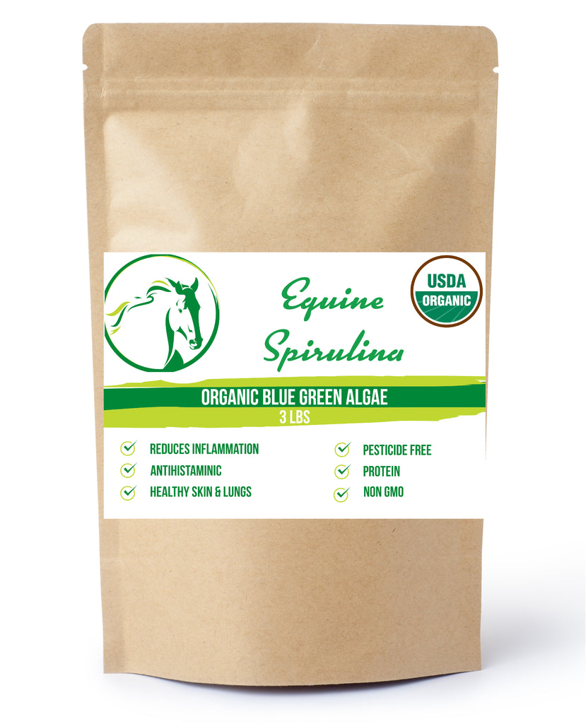 Equine Spirulina-Organic, Non GMO & Pesticide Free
