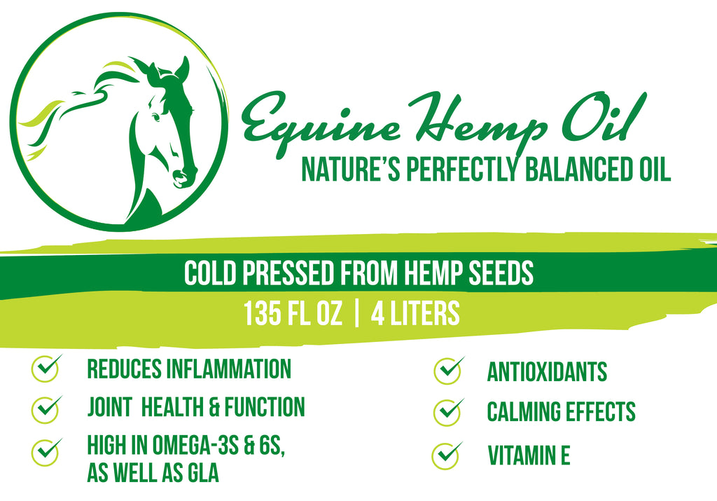 Organic Equine Hemp Heart Oil