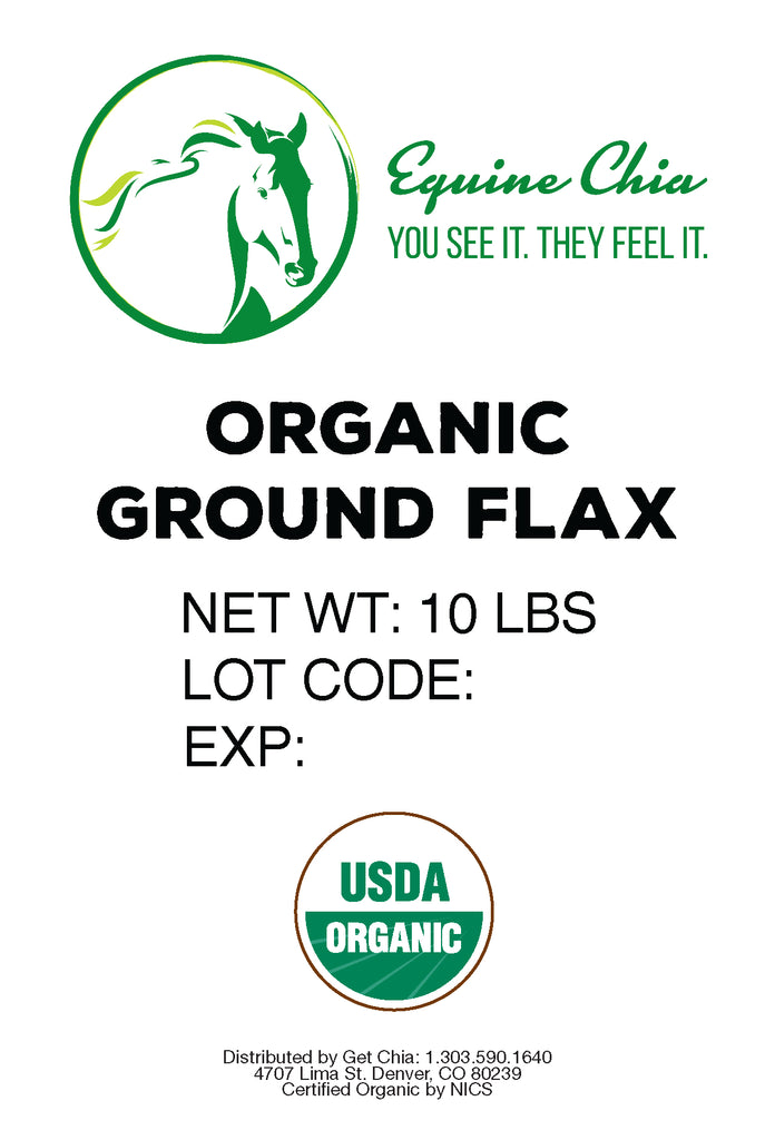 Organic Equine Ground Flax